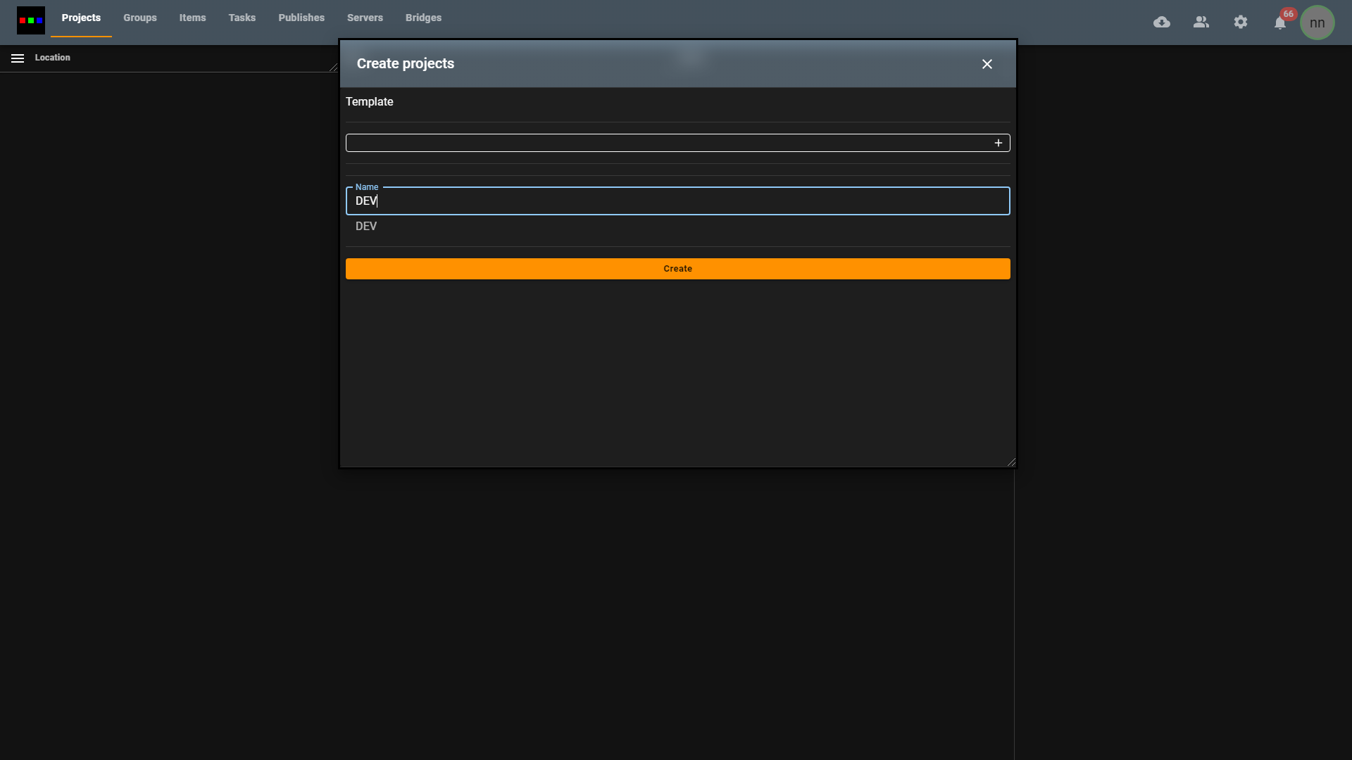 Create Project Step 2